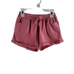 Unbranded Girls' Pink Athletic Sweat Shorts Youth